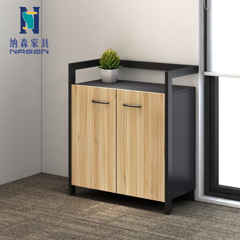 With Lock Office Cabinet Office Partition Storage Book Kitchen Short Cabinet Brief Modern With Door Cabinet Small Furniture