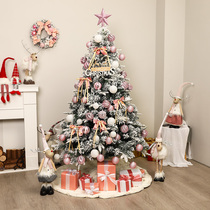 Nordic Christmas tree INS Net red Christmas scene decoration snow flocking home home 1 51 83 meters set meal tree