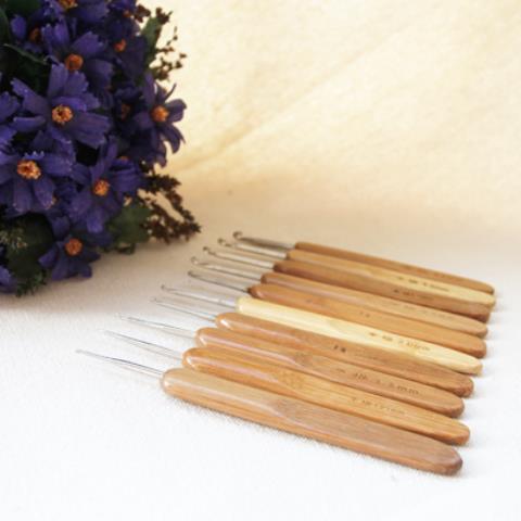Gạo sáng tạo cuộc sống Carbon móc crochet Công cụ móc sắt Carbonized crochet đầu tròn - Công cụ & vật liệu may DIY kim may công nghiệp