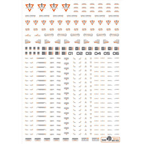 (Chief Mainland) WD-002 pay attention to warning hazard signs (general warning system) special water stickers