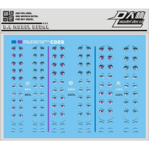 DL] Dalin VER C025 general humanoid machine Niang little sister eyes (purple) special water paste