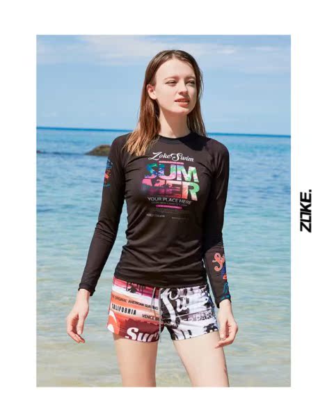 ZOKE Chau 2019 màu mới phù hợp với quần đi biển nữ chơi nước kỳ nghỉ bên bờ biển quần bơi nữ - Quần bãi biển 	quần áo đi biển du lịch	