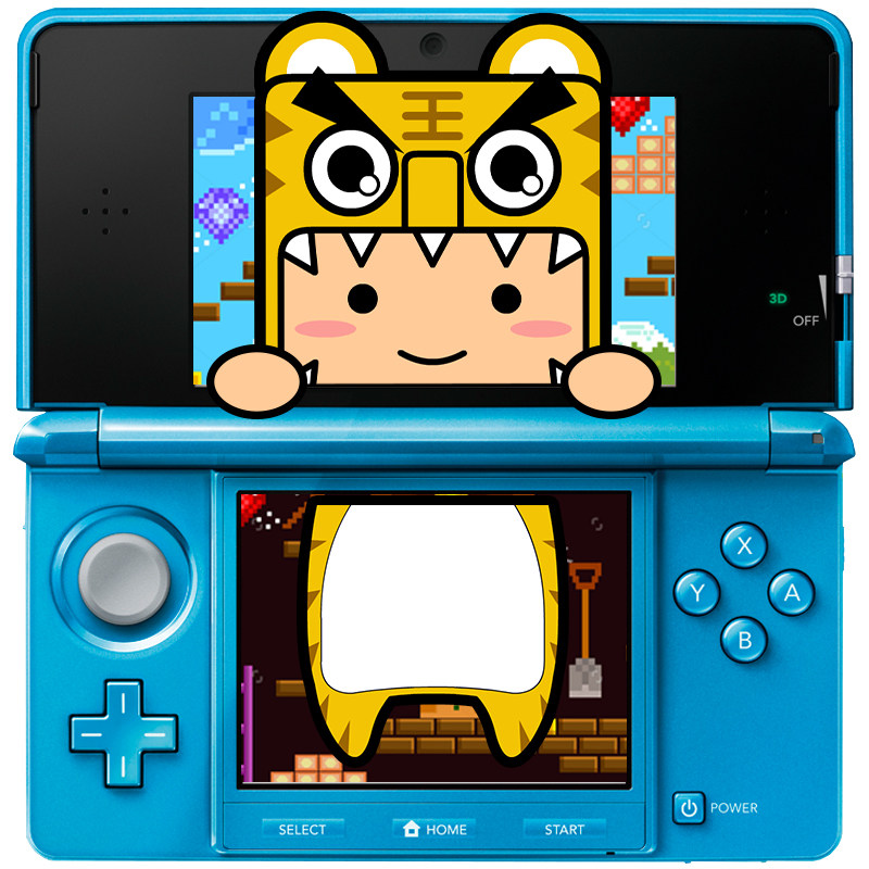 中古原裝日版任天堂3ds掌上遊戲機掌機兼容街機gba懷舊小虎電玩