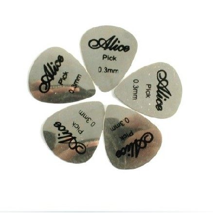 Alice Alice Heart Pick Stainless Steel Metal Pick AP100S 0 3mm