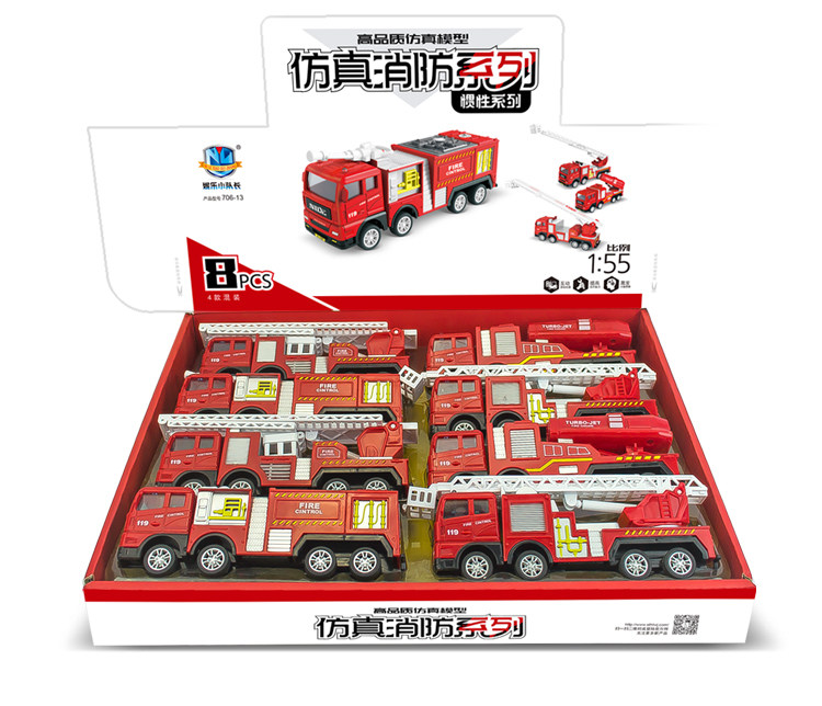 惯性消防车清洁车垃圾车滑行模型儿童宝宝男孩玩具圣诞节生日礼物详情11