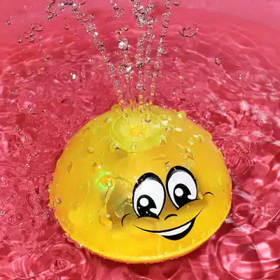 Douyin with induction water spray polo children's toys baby bath toys playing water baby toys boys and girls
