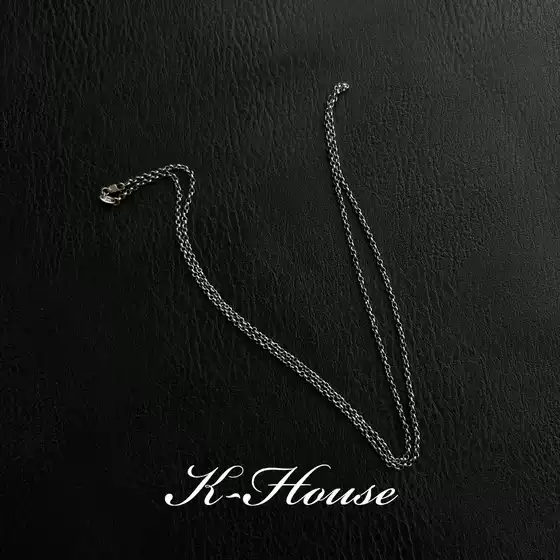 Shanghai In-Stock Chrome Hearts 925 Silver Round Cross Chain Necklace