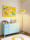 Memphis Floor Lamp Colorful Ambient Light Full Spectrum Children's Room Living Room Sofa High-End Vertical Decorative Table Lamp