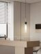Bedroom Bedside Lamp Chandelier Minimalist Modern Simple All-Copper High-End Italian Style Master Bedroom Long Line Bar Small Lamp
