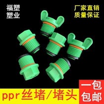 PVC external tooth plug PPR plug cap plug head rib block tooth plug plug tooth plug plug pipe water supply pipe 20 25 32 4 points 6 points