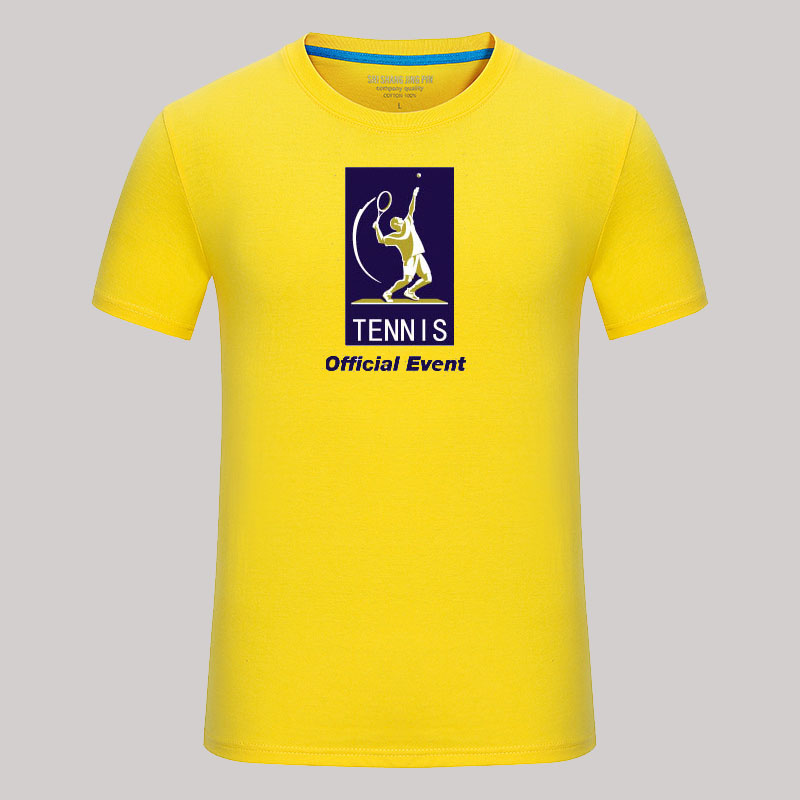 Multi-color tennis suit T-shirt cotton short sleeve spring/summer peripheral casual sports culture shirt four Grand Slam custom crew neck