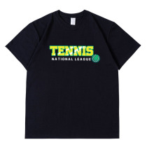 Tennis clothing for men and women pure cotton T-shirts short-sleeved casual tops comfortable sports jerseys training fans team uniforms cultural shirts