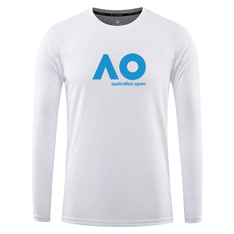 Australian Open four Grand Slam long-sleeved tennis suits quick-dry sweat-absorbing outdoor cultural sports custom competition T-shirt training suits