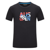 Four Grand Slam Australian Open tennis uniforms for men and women pure cotton T-shirts short-sleeved peripheral tops sports jerseys for training fans