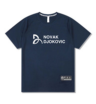 Quick-drying Djokovic tennis clothing mens and womens tops competition short-sleeved cultural shirts T-shirt training jersey professional