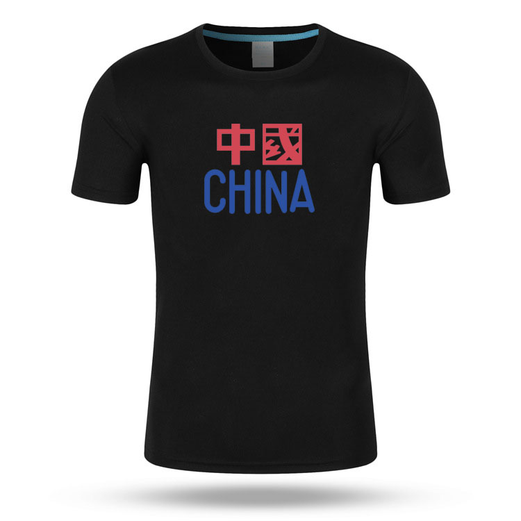 Multi-color badminton uniform tennis volleyball suit table tennis suit sports quick-drying T-shirt short sleeve round collar tide card fashion