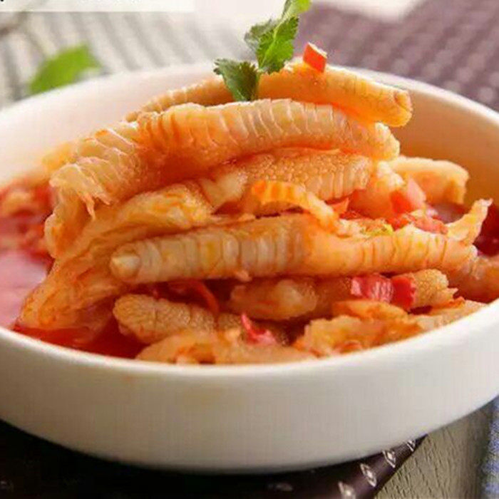 Wenzhou specialty snack chicken feet flavor garlic chicken feet Thai chicken feet chicken feet 248g 4 packs Jiangsu, Zhejiang and Shanghai