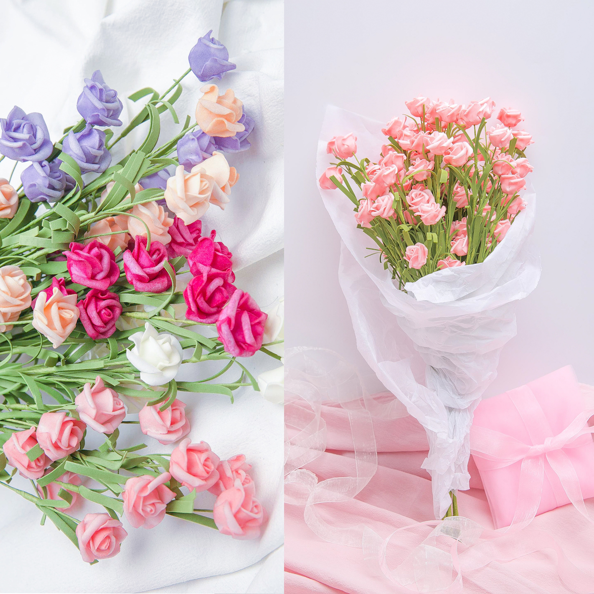 ins wind simulation rose bouquet hand holding flower foam flower posing for room decoration flower photo props food background