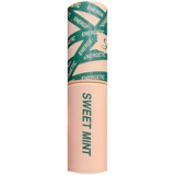 Сладкая губа грязь красный слоган нишевый бренд бренд воздух бархат сладкий мятном образцо кремовый цвет абрикосовый цвет