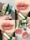 L02 Peach Red Wellow Green [Peach Milk Abricot+золотистое зеленое раздавное вспышки] Желтая кожа белая