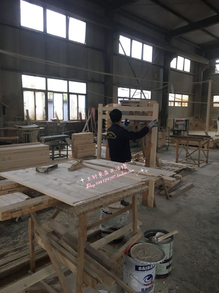 Giường ký túc xá giường ngủ giường giường gỗ giường ngủ sinh viên về công ty gỗ rắn siêu dày - Giường giường ngủ tân cổ điển