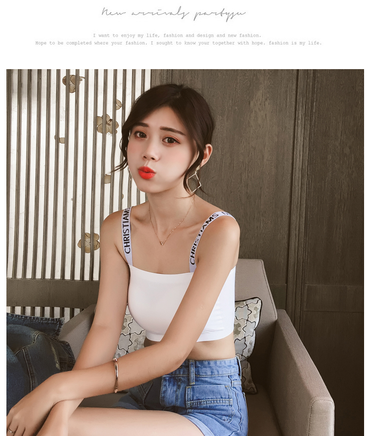 18 năm ống hàng đầu chống ánh sáng dây đeo vai bọc ngực đồ lót không có vòng thép đồ lót học sinh nữ trung học vest áo quây ngang
