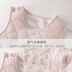 Áo phao mùa thu và mùa đông em bé cotton bên mở dày áo ấm bé gái mỏng vest vest vest