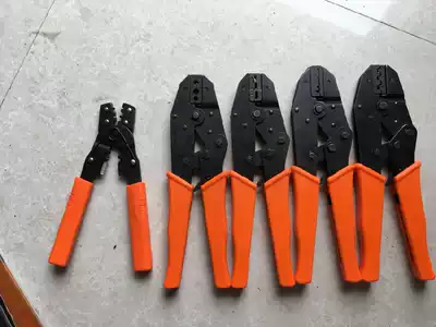 Imported Aweibor quick ratchet terminal crimping pliers spring sleeve-shaped pre-insulated BNC adjustable crimping pliers