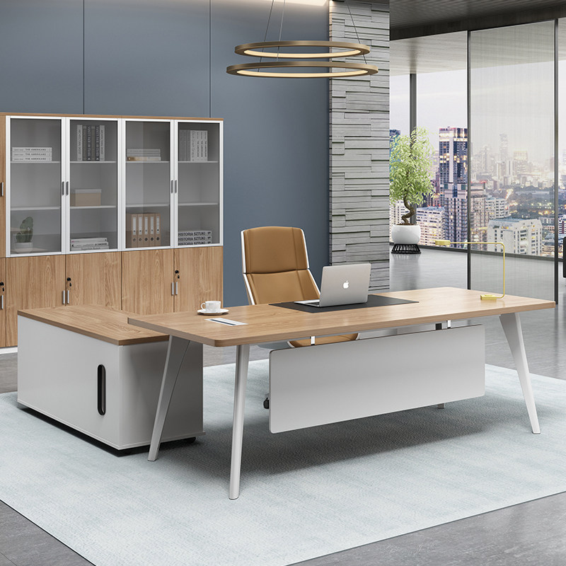 Shenzhen single desk supervisor manager desk boss desk and chair combination simple modern office executive desk