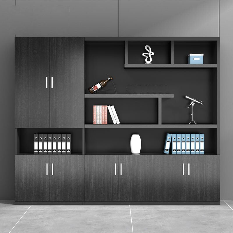 Office furniture plate file cabinet wooden office data cabinet background cabinet simple storage bookcase file cabinet