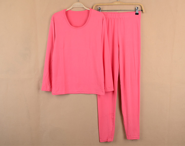 Cô Modal đồ lót nhiệt đặt quần áo mùa thu quần dài cotton đáy quần lót đồ lót cỡ lớn phần mỏng mùa xuân và mùa đông và mùa đông quan ao giu nhiet nam nu