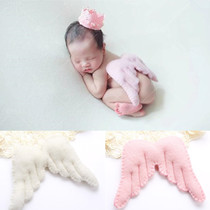 Newborn Son Photography Props Little Angel Full Moon Baby Photographed Phase Multicolored Felt Decorated Angel Wings Baby