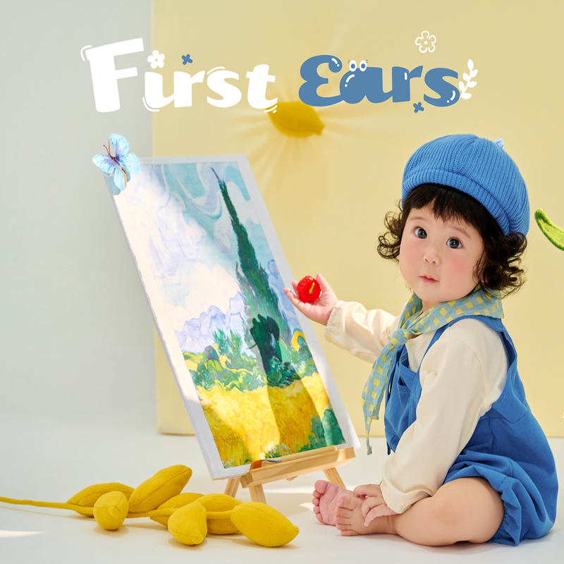 Children's Photography Clothing, Baby Photo Clothes, 100-Day Photo Props, Studio Shooting, Half-Year-Old and One-Year-Old Painter Theme Children's Photography Clothing, Baby Photo Clothes, 100-Day Photo Props, Studio Shooting, Half-Year-Old and One-Year-Old Painter Theme