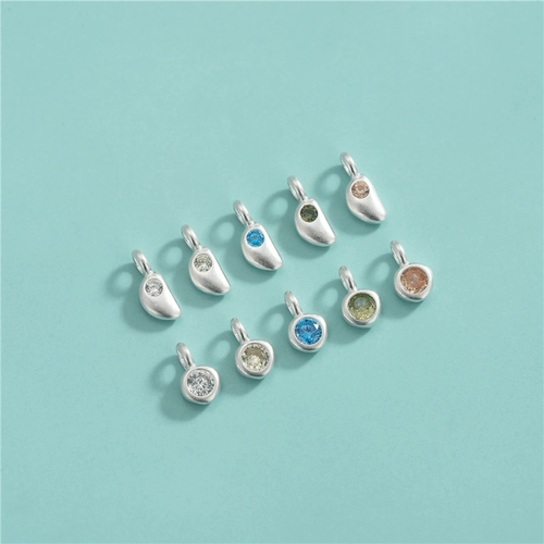 Цирконий, подвеска, аксессуары, цепочка до ключиц из жемчуга, серебро 925 пробы