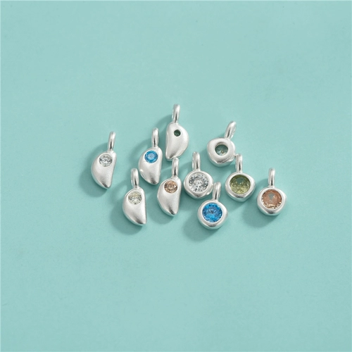 Цирконий, подвеска, аксессуары, цепочка до ключиц из жемчуга, серебро 925 пробы