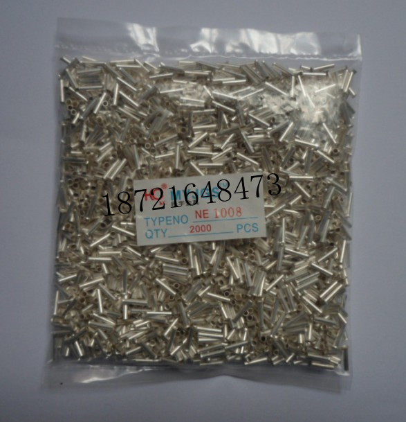 GT tube needle shaped terminal EN1008 tubular type wiring terminal needle type bare terminal copper tube 1 square