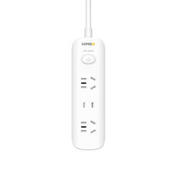 喜美诺排插插座面板多孔排插家用宿舍接线板插排国标线板延长线实付9.9元到手包邮