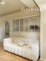 Retro French style kitchen moving door sliding door sliding door sliding window indoor window modern minimalist living room isolation door