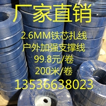 2 6mm tie crude and bonding wire 12#10# guo su wire 3 0mm encapsulated outdoor tie line 200 m