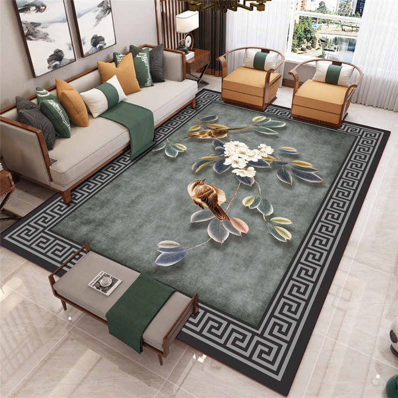 New Chinese-style living room sofa carpet coffee table pad bedroom bed full shop floor mat into the home large area easy to take care of
