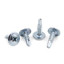M4 2M4 8 galvanized large flat head drilling tail screw screws cross with round head self-tapping drill screw