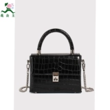 Портативная сумка на одно плечо для принцессы, крокодиловый принт