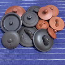 Purple Sand Cap Tea Cup Tea Cup Ceramic Lid Round Hand No Holes Universal Lid Cups Single Sell Accessories