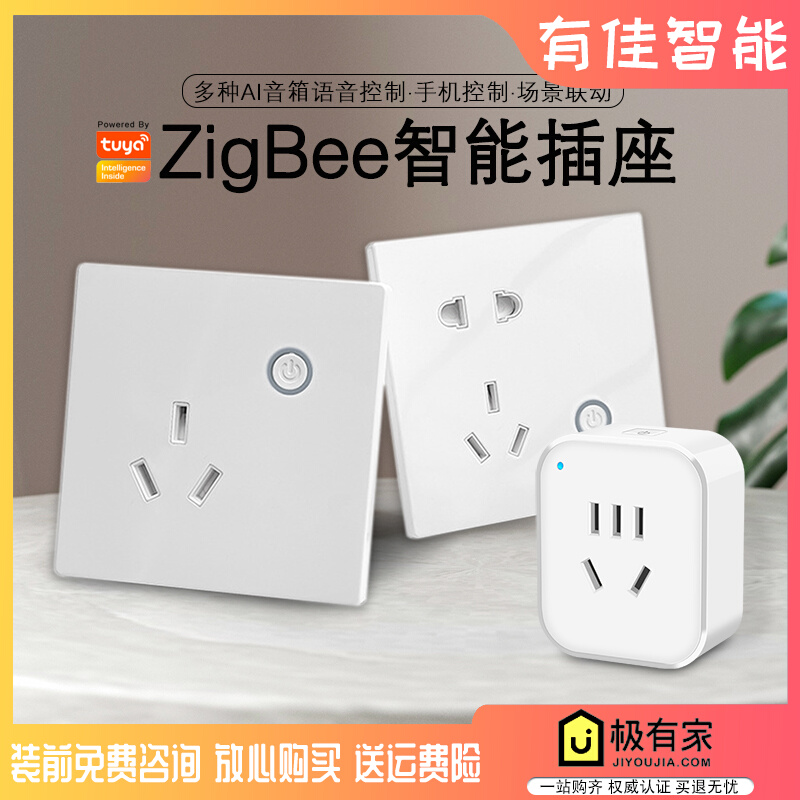 Graffiti ZigBee Smart Socket Wall Action Phone Remote Control Speaker Voice Water Heater Fish Tank Timing Switch