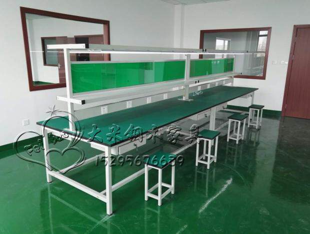 Anti-static single-sided workbench operation table with lamp assembly workbench computer maintenance table inspection table test table