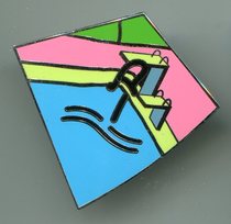 The 2008 Beijing Olympic Badge - Big Mobile Series Diving