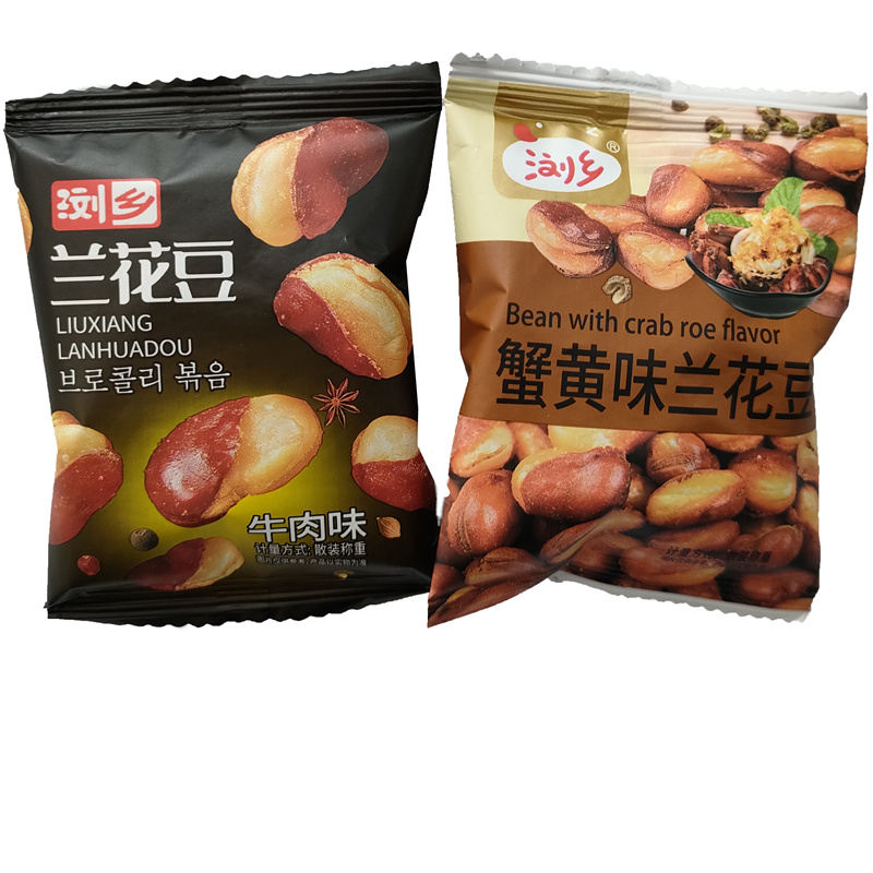 Liuxiang greedy total broad bean crab yellow broad bean beef broad bean crab flavor broad bean shell broad bean small package