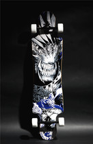 War wing gluttonous long board All-around board Downhill dance board splicing bamboo glass fiber road skateboard (new)