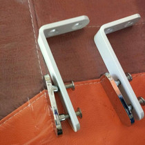 Bezel hanging code desk bezel clamp front screen clip electroplated hanging plate code seven character code front bezel fixing clip