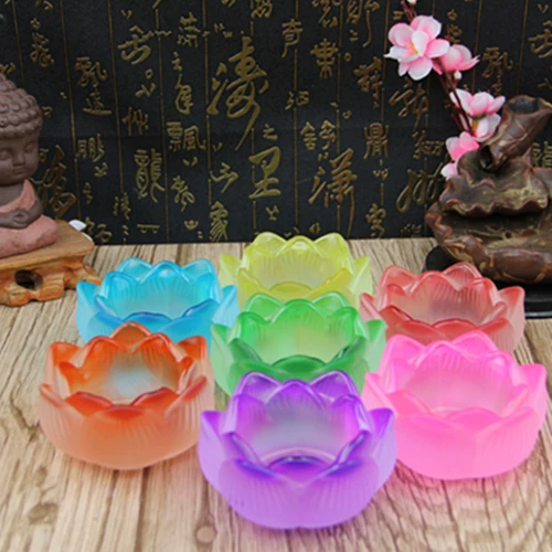 Для Будды Семи -звездочный фонарь для фонаря Лотос Лотос Лотос Криспланетные огни Красочные семиклассные длинные яркие фонари